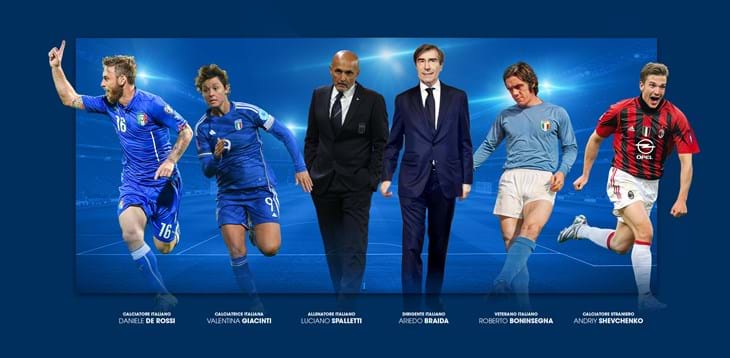 Sei nuove stelle nella ‘Hall of Fame del Calcio Italiano’: tra i premiati Spalletti, De Rossi e Shevchenko