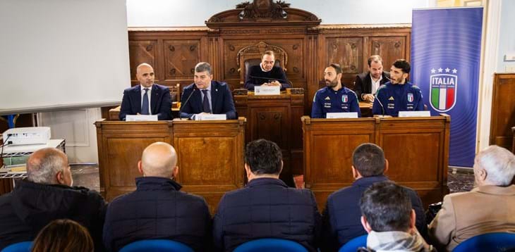 Benevento abbraccia l’Italfutsal per le gare con la Lituania. Musumeci: “Proveremo a rendere felice la gente”