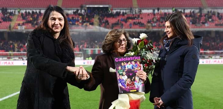 Monza celebra il passato e il presente del calcio femminile italiano: Cappelletti e Tinari omaggiano Ceraso Levati
