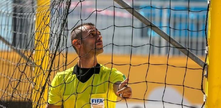 Saverio Bottalico, arbitro internazionale di beach soccer, sabato 8 sarà a Bitetto per dirigere un match della Puglia