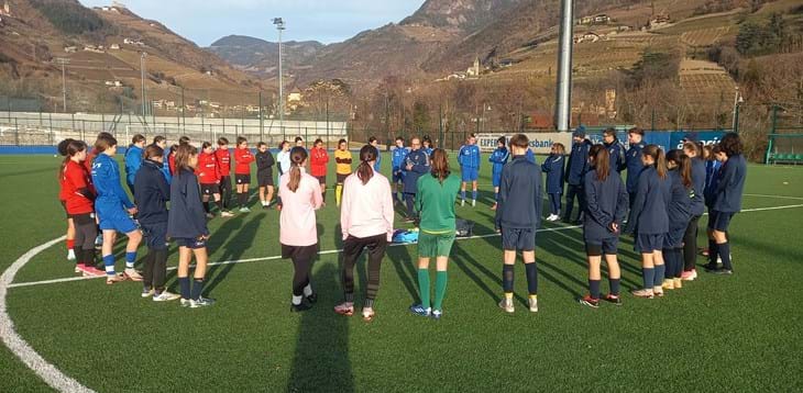 Mercoledì 14 maggio, maxi raduno della Selezione Dolomiti di calcio femminile a Gabbiolo - Trento