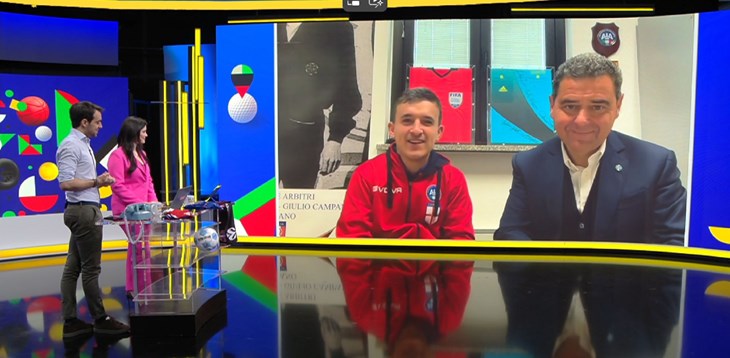 Marco Bartoli, primo arbitro con disabilità in Italia, è stato ospite di Sky Sport: