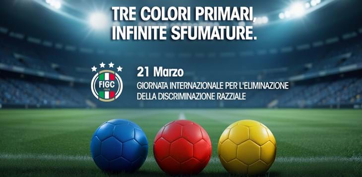 Giornata Mondiale contro la discriminazione razziale: proiettata al 'Meazza' la campagna FIGC 'Tre colori primari, infinite sfumature'