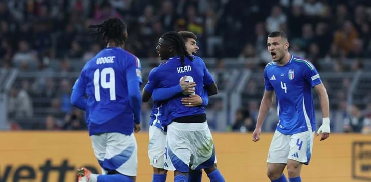 A Dortmund gli Azzurri sfiorano l’impresa: da 3-0 a 3-3, la vera Italia si vede nel secondo tempo