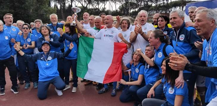 La Nations Cup di Walking Football giocata a Roma:
