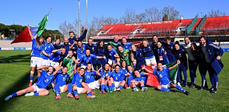 Italia, qui si è fatta la storia! Centrata la fase finale dell’Europeo, come l’Under 17 e la Nazionale maggiore. Gravina” Orgoglio e soddisfazione”