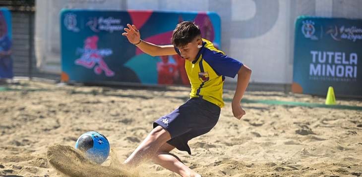 Il beach soccer sbarca in Piemonte: attività nell'impianto sportivo di San Secondo di Pinerolo