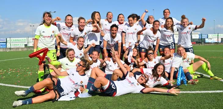 Vittoria del Genoa e sconfitta del Bologna: liguri promosse in Serie A con una giornata d'anticipo