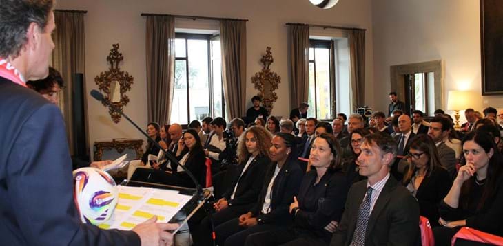 Cappelletti e Marchitelli all’Ambasciata di Svizzera per l’evento dedicato alla promozione di EURO 2025