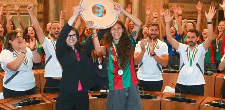 A Terni la celebrazione della Ternana Women, vincitrice del campionato e promossa in Serie A. Tinari:
