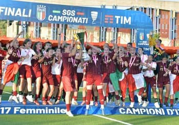 Under 17 Femminile, Roma campione d'Italia: 2-0 al Milan in finale. Di Martino: "Orgoglioso di queste ragazze"
