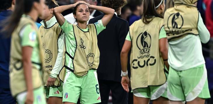 Finisce il sogno dell'Italia: l'Inghilterra batte 2-1 ai supplementari le Azzurre e conquista un posto in finale