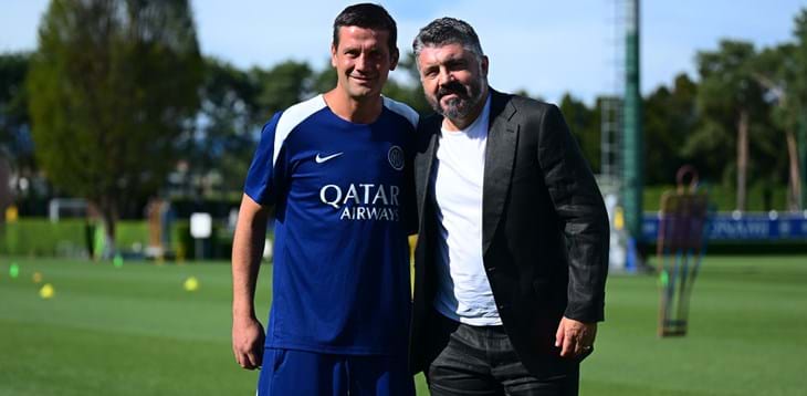 Gattuso in visita all’Inter, ad Appiano Gentile l’incontro con Chivu e i calciatori nerazzurri