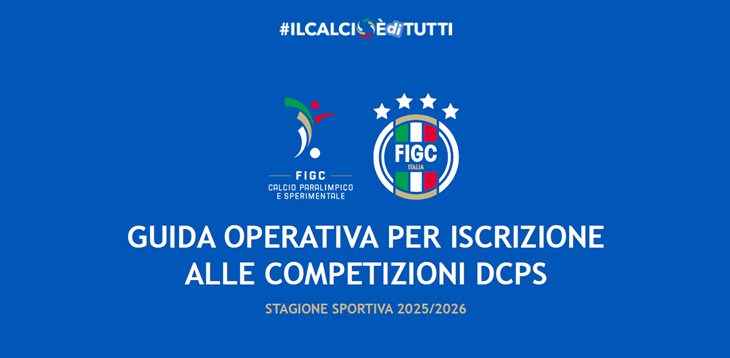 È disponibile la 'Guida operativa per l'iscrizione alle competizioni DCPS per la stagione 2025/26'