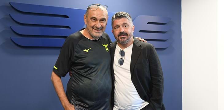 Il Ct Gattuso fa visita alla Lazio, oggi incontro con mister Sarri e i calciatori biancocelesti