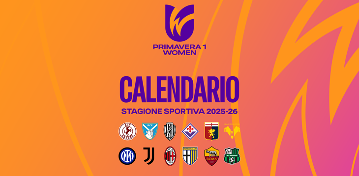 Primavera 1 Women, il calendario. Debutto bianconero per le campionesse d'Italia della Juventus, che ospitano il Cesena. Si parte il 21 settembre