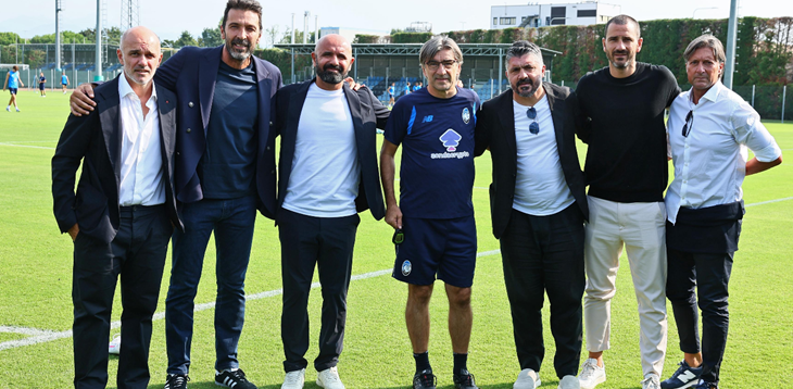 Gattuso in visita all’Atalanta, prosegue il tour del Ct nei centri sportivi dei club di Serie A