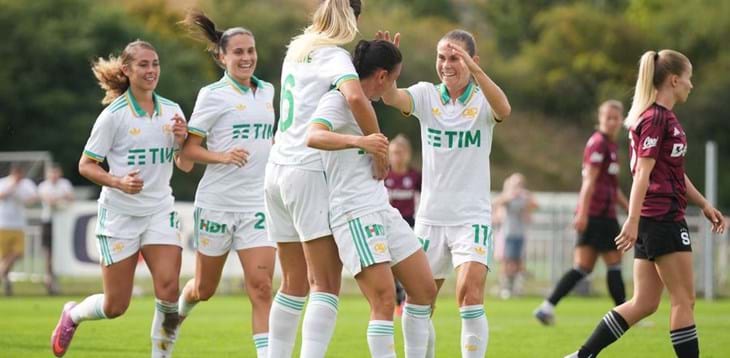 Roma, avanti tutta: le giallorosse battono 5-1 lo Sparta Praga e accedono al turno decisivo di qualificazione. Inter in UEFA Women's Europa Cup