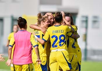 Il Verona passa a San Marino: decide un gol di Peretti