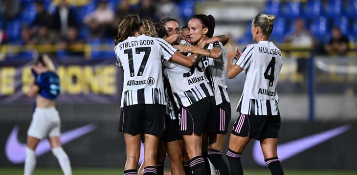 Undici volte Juventus: le bianconere vincono 2-1 con l’Inter e centrano una finale da record. Sabato a Castellammare la sfida contro la Roma vale il trofeo