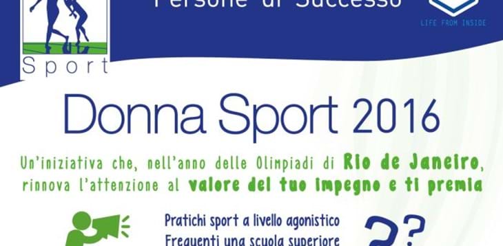 ‘Donna Sport’: prosegue il concorso destinato alle atlete più brave a scuola