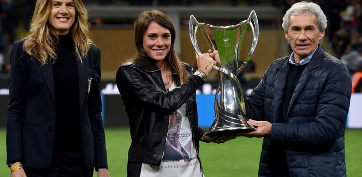 Passerella al “Meazza” per il trofeo della UEFA Women’s Champions League