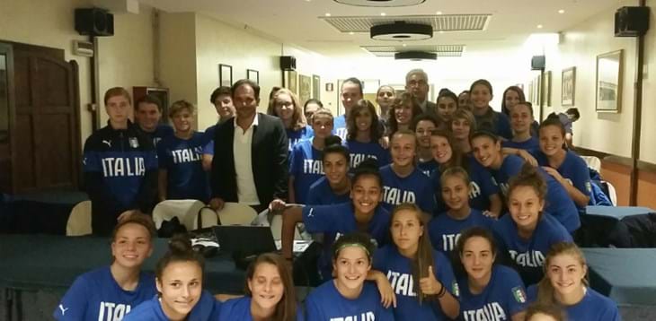 Tisci incontra i tecnici dei settori giovanili di Serie A e B a Calcio Piu'