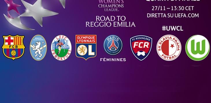 Women’s Champions League: oggi per il Brescia il sorteggio dei quarti di finale
