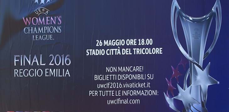 Entusiasmo alle stelle: Reggio Emilia pronta per la finale UEFA Women’s Champions League