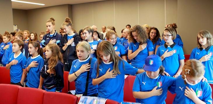 Domenica nel ritiro della Nazionale Femminile la 5ª edizione di ‘Azzurre per un giorno’