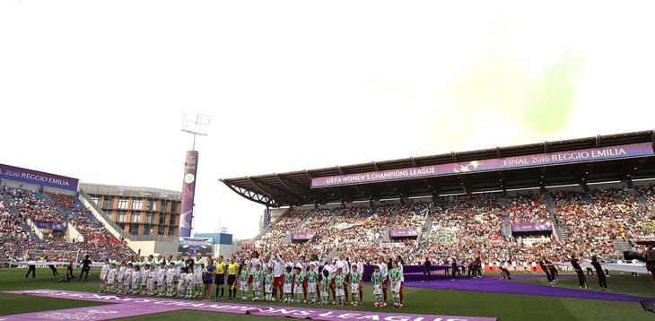 Grande festa a Reggio Emilia, il Lione vince la UEFA Women’s Champions League