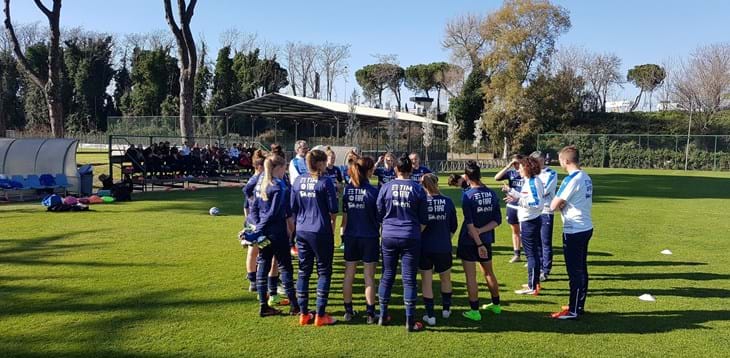 Femminile: la Nazionale U.17 incontra la selezione territoriale U.15 del Progetto Calcio+15