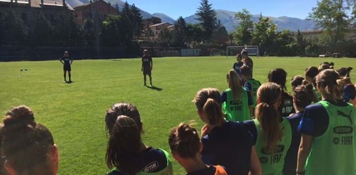 A Norcia al via lo stage “Calcio+” riservato all’Under 15 femminile
