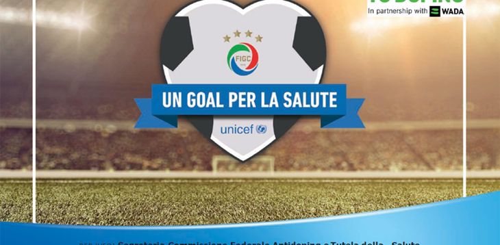 Martedì al via ‘Un Goal per la Salute’: nuova partnership con la WADA