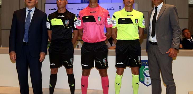 Presentate le nuove divise: 3 fischietti per celebrare le 3 finali mondiali dirette da italiani