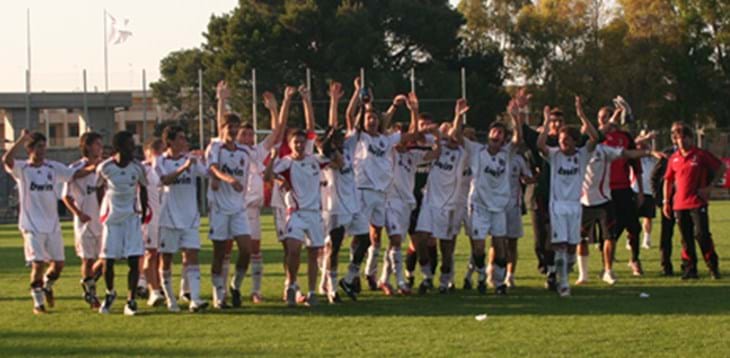 Campionato Nazionale Allievi: il Milan pareggia con la Juventus e passa agli ottavi