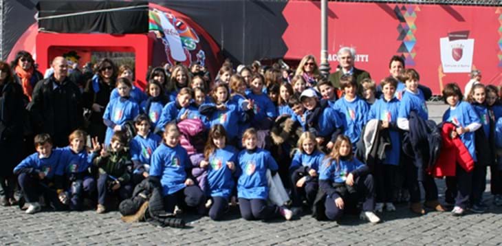 A ROMA GRANDE FESTA PER LA COPPA DEL MONDO