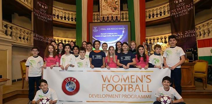 UEFA Women’s Champions League: attivita’ settore giovanile e scolastico