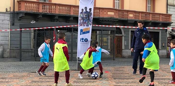 Mille bambini in piazza a Bari, Torino e Aosta per i 120 anni FIGC