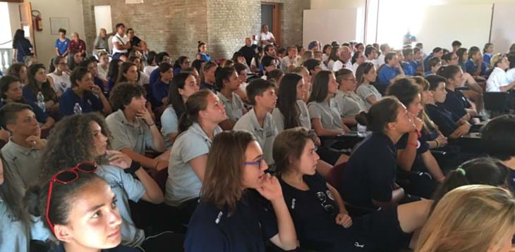 Incontro a Cesena sui pericoli del doping con le ragazze delle Under 15 femminili