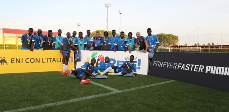 La finale del progetto 'Rete!': gli Azzurri sostengono l'iniziativa Figc per l'inclusione sociale