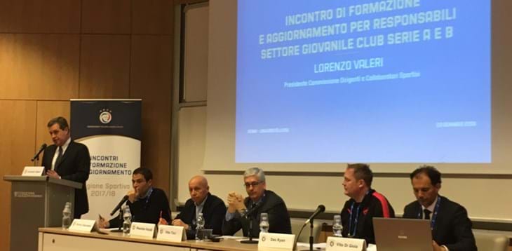 Incontro con i club di A e B. Tisci: “Importante la sinergia con il Settore Giovanile”