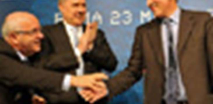 Abete illustra il programma. Tre priorità; stadi, violenza e bilanci