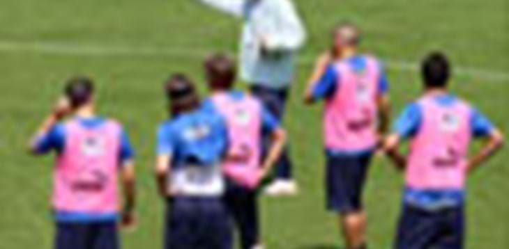 Per gli azzurri secondo giorno di lavoro, tra freddo e pioggia