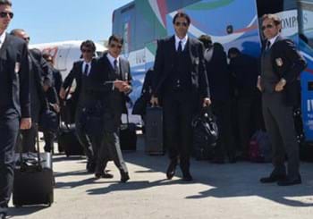 Azzurri arrivati a Kiev, alle 19 allenamento allo stadio Olimpico