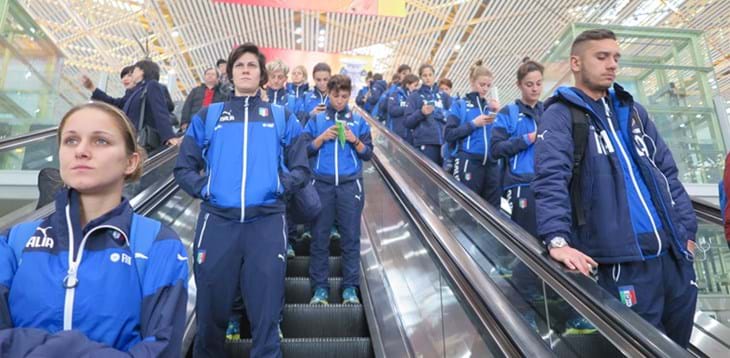 Azzurre arrivate a Guiyang. Giovedì la prima delle due amichevoli con la Cina