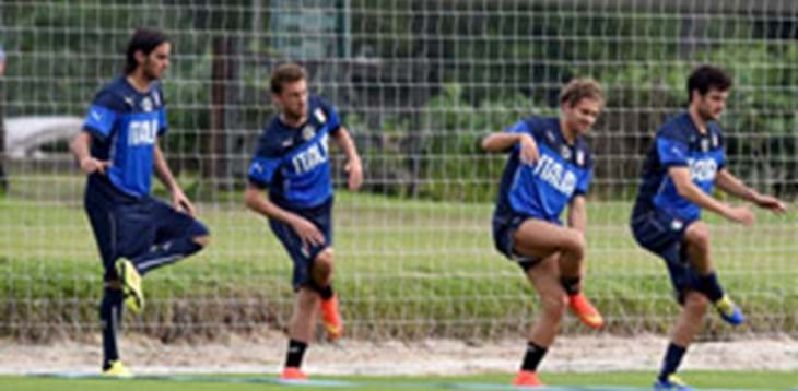 Primo allenamento brasiliano per gli Azzurri. Lavoro a gruppi