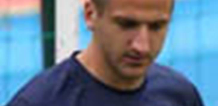 E’ arrivato Gamberini, subito in campo per il primo allenamento