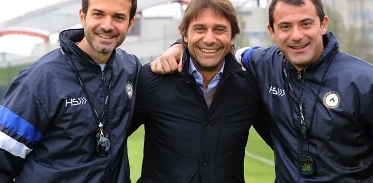 Conte in visita all’Udinese: “Di Natale fa cose incredibili, seguiamo Scuffet e Meret”