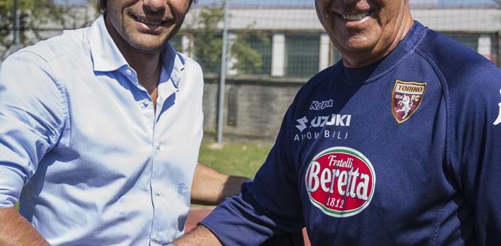 Conte in visita al Torino. Il Ct ha assistito all’allenamento della squadra granata